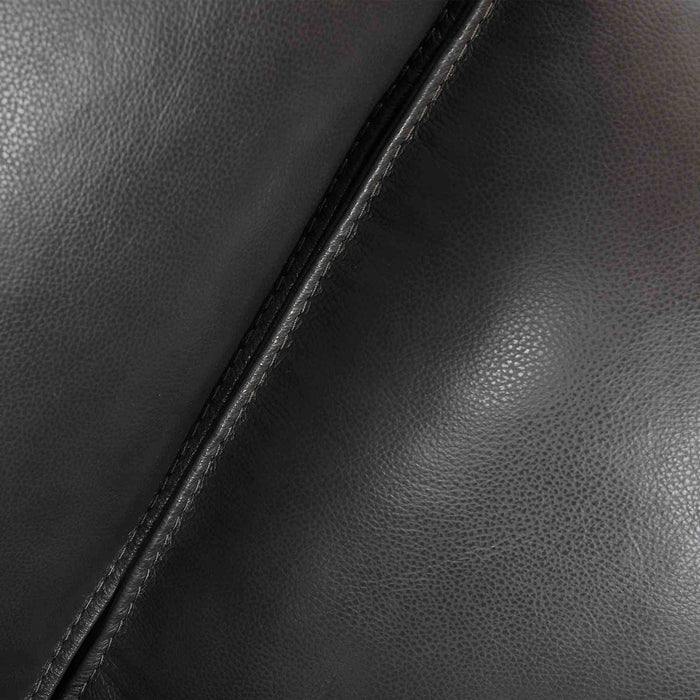 Summit 3 Piece Pewter Leather Sectional Sofa