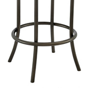 Tatyana Swivel Counter or Bar Stool in Mocha Finish with Brown Faux Leather - Furniture City (CA)l