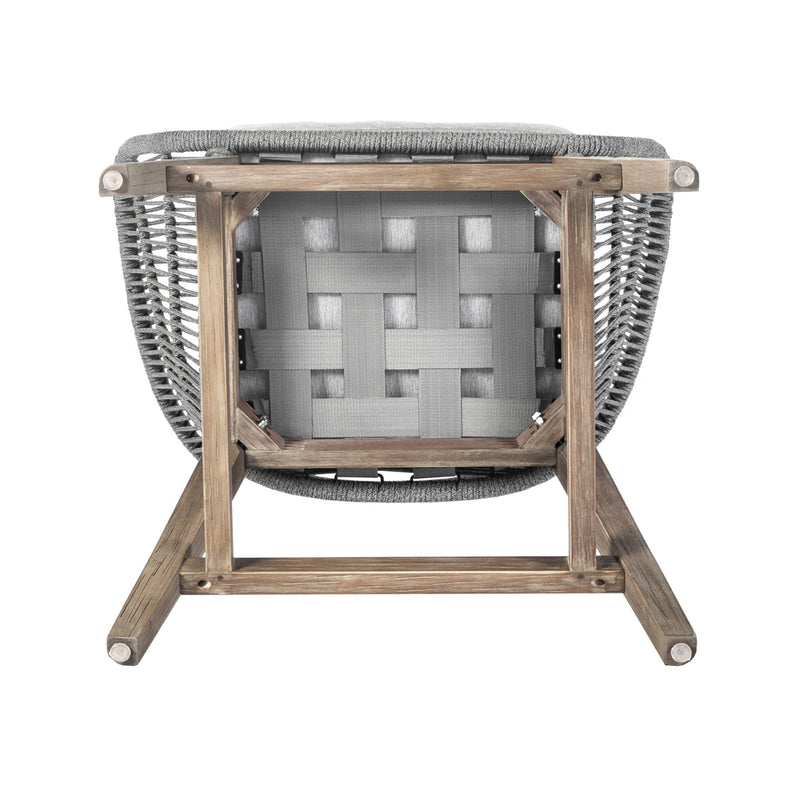 Tutti Frutti Indoor Outdoor Counter Height Bar Stool in Light Eucalyptus Wood with Gray Rope - Furniture City (CA)l