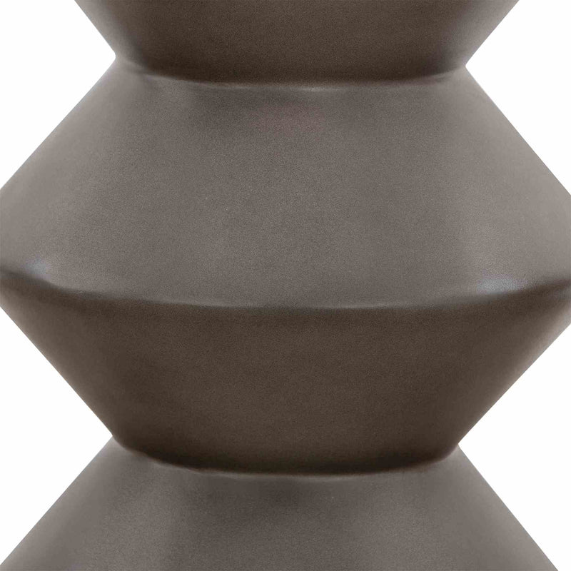 Lizzie Concrete Indoor Outdoor Accent Stool End Table - Furniture City (CA)l