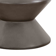 Lizzie Concrete Indoor Outdoor Accent Stool End Table - Furniture City (CA)l