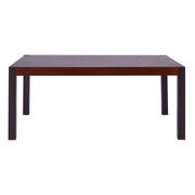 Tatum Contemporary Dining Table in Auburn Bay Finish and Sedona Wood Top - Furniture City (CA)l