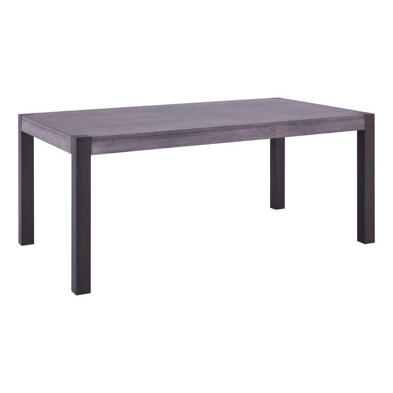 Tatum Contemporary Dining Table in Mineral Finish and Gray Walnut Top - Furniture City (CA)l