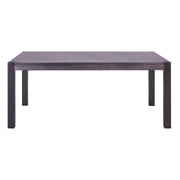 Tatum Contemporary Dining Table in Mineral Finish and Gray Walnut Top - Furniture City (CA)l