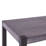 Tatum Contemporary Dining Table in Mineral Finish and Gray Walnut Top - Furniture City (CA)l