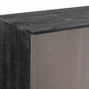 Turin Rustic Oak Wood Sideboard Cabinet with Copper Accent - Furniture City (CA)l