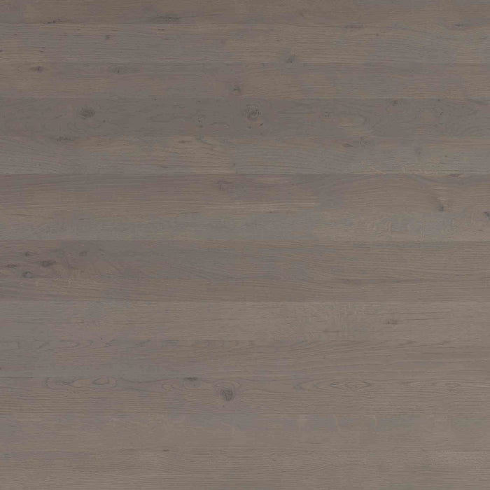 Turin Rustic Oak Wood Dining Table with Copper Tip Legs