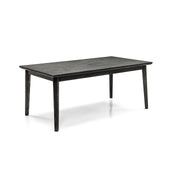 Toledo Mid-Century Tundra Gray Acacia Dining Table - Furniture City (CA)l