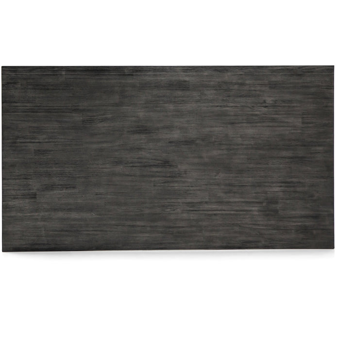 Toledo Mid-Century Tundra Gray Acacia Dining Table