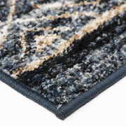 Togo Contemporary 5x8 Area Rug in Blue/Gold - Furniture City (CA)l