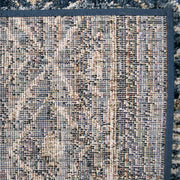 Togo Contemporary 5x8 Area Rug in Blue/Gold - Furniture City (CA)l