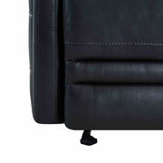 Tristan Contemporary Recliner in Pewter Genuine Leather - Furniture City (CA)l