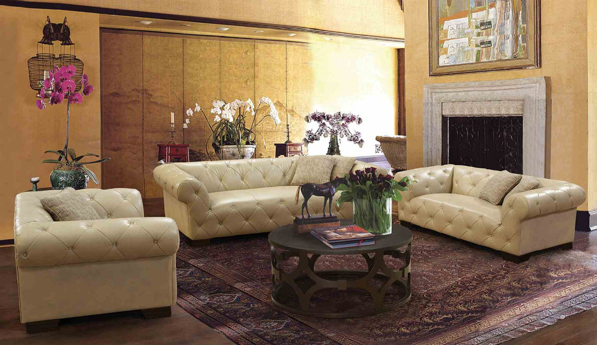 Tuxedo Round Coffee Table