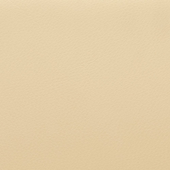 Tyler 30" Bar Height Swivel Cream Faux Leather and Walnut Wood Bar Stool