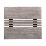 Vivid Outdoor Patio Coffee Table in Gray Eucalyptus Wood - Furniture City (CA)l