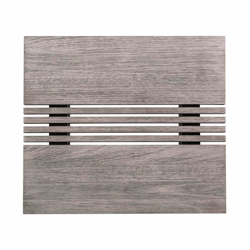 Vivid Outdoor Patio Coffee Table in Gray Eucalyptus Wood - Furniture City (CA)l