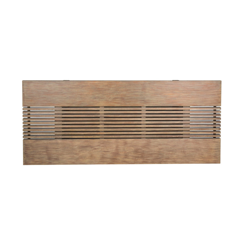 Vivid Outdoor Patio Dining Table in Light Eucalyptus Wood - Furniture City (CA)l