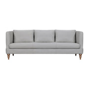 Vincenza 85" Dove Gray Leather Sofa - Furniture City (CA)l