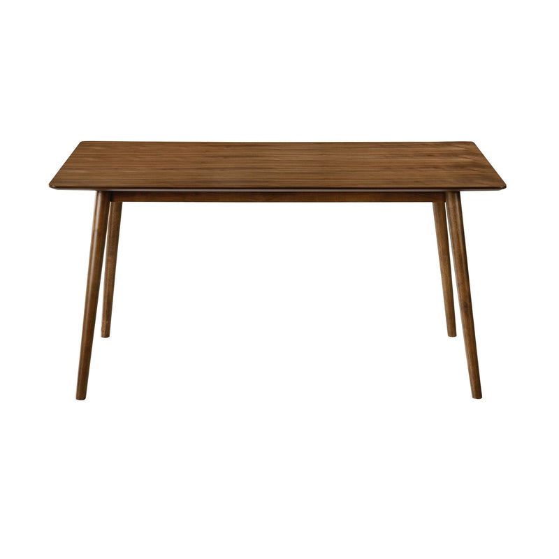 Westmont 59" Rectangular Dining Table in Walnut Wood - Furniture City (CA)l