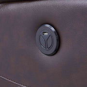 Wolfe Contemporary Recliner in Dark Brown Genuine Leather - Furniture City (CA)l