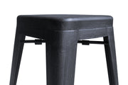Zed Industrial 26" Counter Height Backless Barstool in Industrial Gray - Furniture City (CA)l