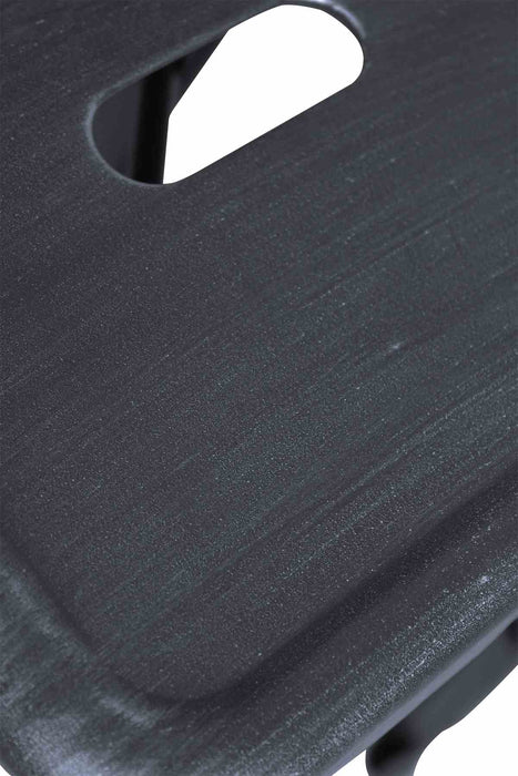 Zed Industrial 26" Counter Height Backless Barstool in Industrial Gray