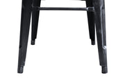 Zed Industrial 30" Bar Height Backless Barstool in Industrial Gray - Furniture City (CA)l