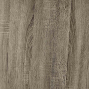 Zenith Dining Table in Walnut Wood and Brushed Stainless Steel Finish - Furniture City (CA)l