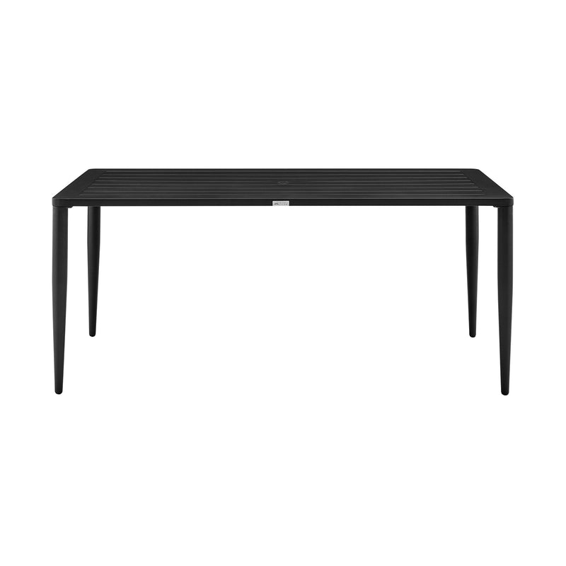Ezra Outdoor Patio Dining Table in Aluminum - Furniture City (CA)l