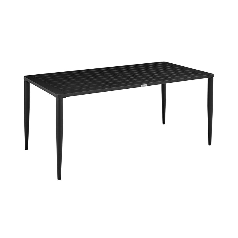 Ezra Outdoor Patio Dining Table in Aluminum - Furniture City (CA)l