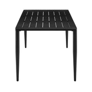 Ezra Outdoor Patio Dining Table in Aluminum - Furniture City (CA)l