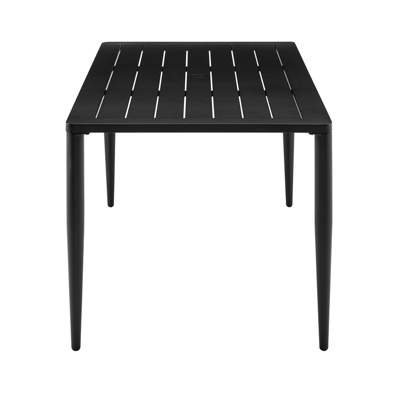 Ezra Outdoor Patio Dining Table in Aluminum - Furniture City (CA)l