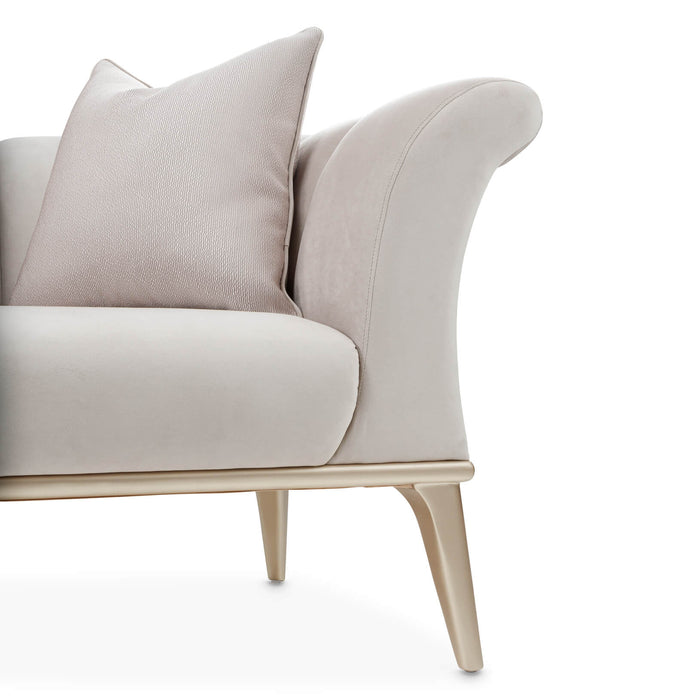 Yvette Sofa - Porcini/Medium Champagne