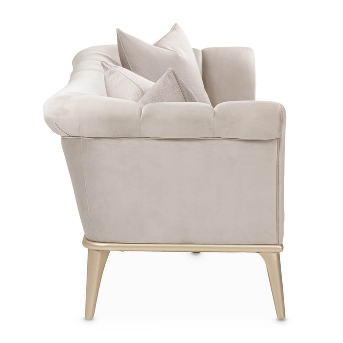 Yvette Sofa - Porcini/Medium Champagne