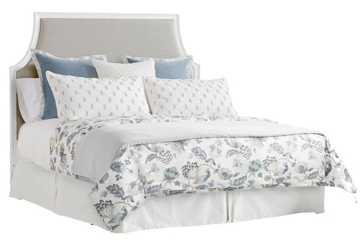 Lexington Furniture Avondale Inverness California King Upholstered Panel Bed in Alabaster White image