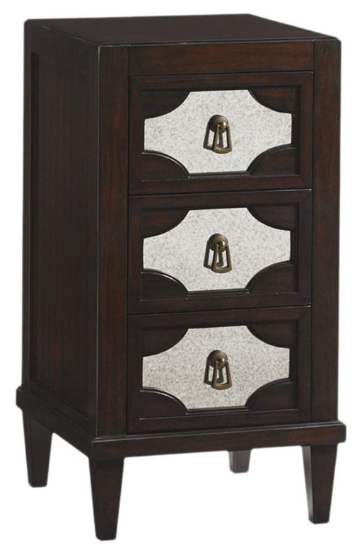 Lexington Furniture Kensington Place Lucerne Mirrored Nightstand in Brentwood 708-623 image