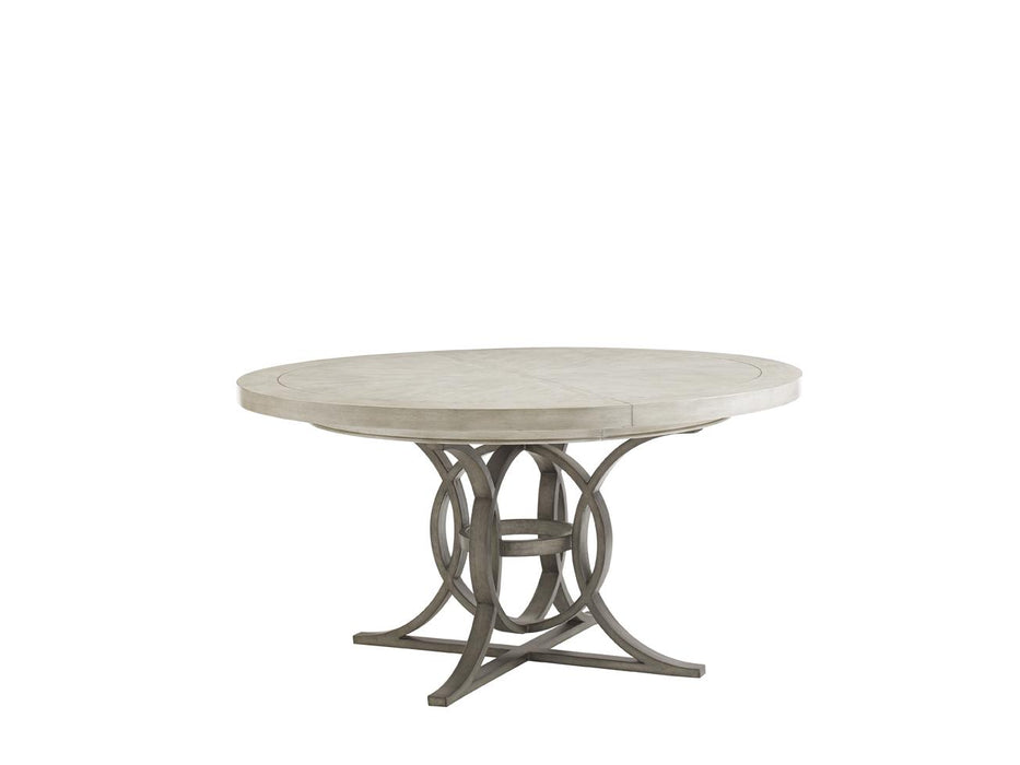 Lexington Oyster Bay Calerton Round Dining Table in Light Oyster Shell 714-875C image
