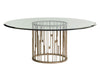 Lexington Shadow Play Rendezvous 60" Round Glass Top Dining Table image