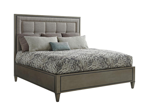 Lexington Ariana St. Tropez California King Upholstered Panel Bed in Platinum 732-135C image