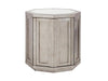 Lexington Ariana Rochelle Octagonal Storage Table in Silver Leaf 733-957 image