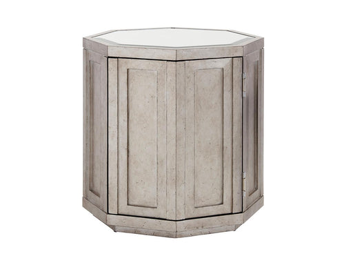 Lexington Ariana Rochelle Octagonal Storage Table in Silver Leaf 733-957 image