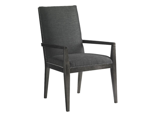 Lexington Furniture Carrera Vantage Upholstered Arm Chair in Carbon Gray (Set of 2) 911-881-01 image
