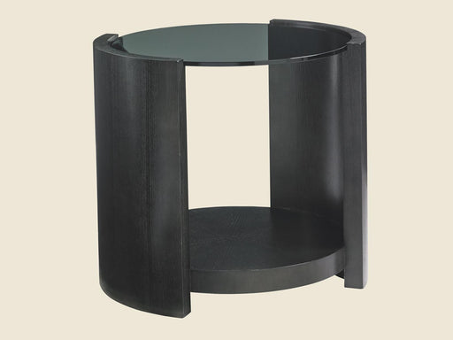 Lexington Furniture Carrera Firano Round End Table in Carbon Gray 911-950 image