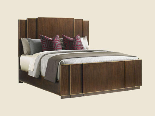 Lexington Tower Place Fairmont Panel King Bed in Walnut Brown Arlington Finish 01-0706-134C image