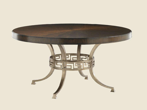 Lexington Tower Place Regis Round Dining Table in Walnut Brown Finish 01-0706-875C image