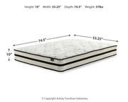 Chime 10 Inch Hybrid Mattress in a Box - Furniture City (CA)l