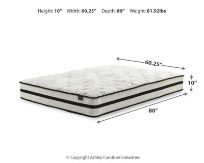 Chime 10 Inch Hybrid Mattress in a Box - Furniture City (CA)l