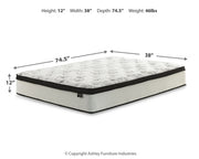 Chime 12 Inch Hybrid Mattress in a Box - Furniture City (CA)l