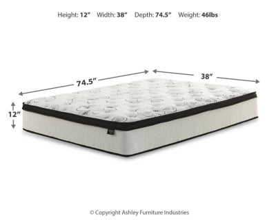 Chime 12 Inch Hybrid Mattress in a Box - Furniture City (CA)l