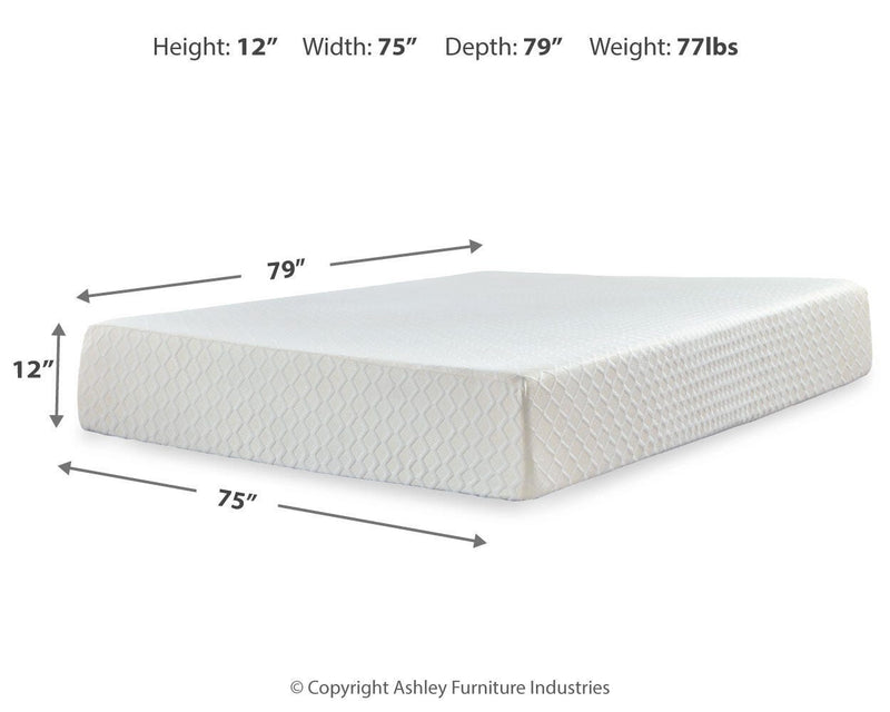 Chime 12 Inch Memory Foam Mattress in a Box - Furniture City (CA)l